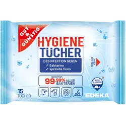 GUT&GÜNSTIG Desinfektionstücher 1-lagig