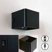 easy! by fhl FHL easy, Magnetics LED Akku-Wand-Außenleuchte USB, magentisch 2W 830042