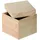 Artemio VIBB19 Aufbewahrungswürfel, Holz, Beige, 12 x 12 x 12 cm