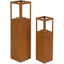 Frank Flechtwaren Windlichtsäule Trend im 2er Set