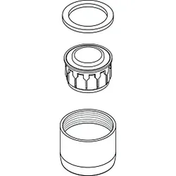 Ideal Standard Neoperldüse M22X1 -B- I.G., Chrom A960996AA Chrom