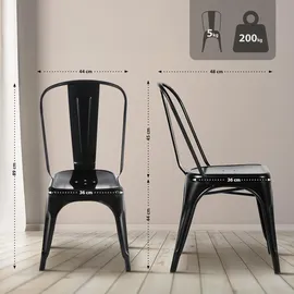 CLP Stuhl Benedikt schwarz