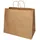 Papstar Tragetaschen, Papier mit gedrehtem Tragegriff braun