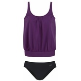 LASCANA Oversize-Tankini Damen aubergine , N-Gr