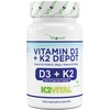 Vitamin D3 10.000 I.E + Vitamin K2 200 mcg Tabletten 180 St.