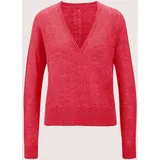 Madeleine Pullover mit V-Ausschnitt rot 44