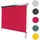 Mendler Vertikalmarkise 250 x 180 cm Bordeaux-rot Stoff