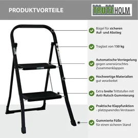 Baumarktplus Trittleiter 2 Stufen