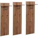MCA Furniture Garderobenpaneel HWC-P55 Eiche