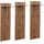 MCA Furniture Garderobenpaneel HWC-P55 Eiche