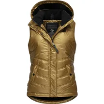 Ragwear Steppweste »Steppweste Hesty Bling goldfarben