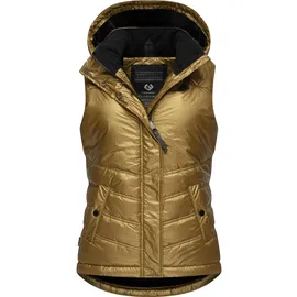 Ragwear Steppweste »Steppweste Hesty Bling goldfarben
