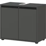 KADIMA DESIGN Waschbeckenunterschrank 63 x 0 x 0 cm Graphit