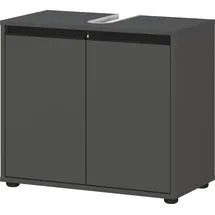 KADIMA DESIGN Waschbeckenunterschrank 63 x 0 x 0 cm Graphit