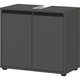KADIMA DESIGN Waschbeckenunterschrank 63 x 0 x 0 cm Graphit