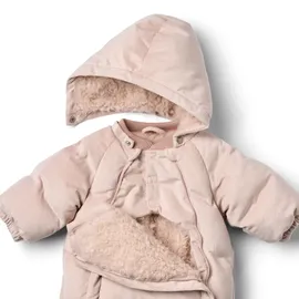 Wheat Puffer Baby Suit Nallo", Mädchen, Gr. 86 rose powder, 100% Polyester, unifarben, normal, Overalls, Jumpsuit