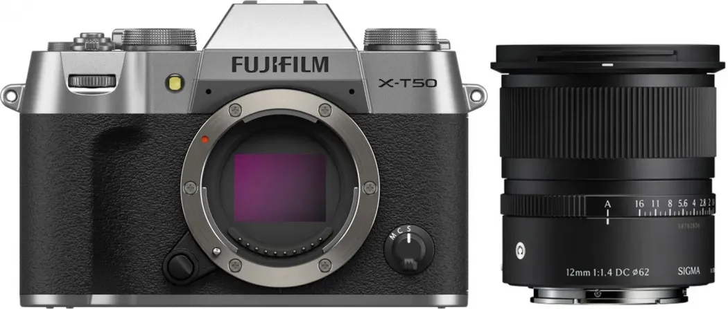 Fujifilm X-T50 silber + Sigma 12mm f1,4 DC (C)