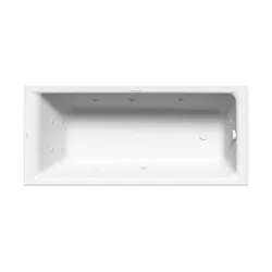 Kaldewei Badewanne PURO BW 653 1800x800x420 alpinweiß rechts int Einl Sicht