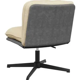 vidaXL Bürostuhl Stoff Creme