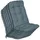 Beautissu Hochlehner Auflage 120 x 50 x 8 cm Taubenblau 6 St.
