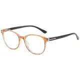 YRIIOMO Lesebrille Modische Lesebrille mit Blaulichtschutz für Frauen, Lesen Brille, Lesebrille orange 300 Dioptrien