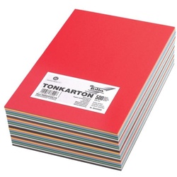 folia Tonkarton 160 g/m2 10 Farben A4 500 Blatt