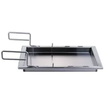 chefgastro Plancha 32,0 x 42,5 cm Edelstahl silber