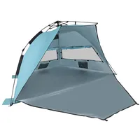 Strandmuschel Pop Up Strandzelt Tragbarer UV80 für 2-3 Personen Camping Zelt