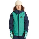 Burton Game Day Jacket Green-Blue Slate/Dress Blue - tuerkis - XL