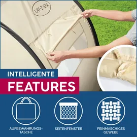 BESTWAY Lay-Z-Spa Sonnenschutzdach beige 183 x 94 cm
