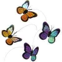 Funny Butterfly Ersatz Schmetterlinge - 4 Stück
