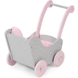 Bayer Chic 2000 Holzpuppenwagen puntos grey