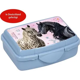 Coppenrath Verlag Mini-Snackbox - Pferdefreunde, hellblau
