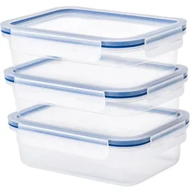 IKEA Vorratsbehälter rechteckig Glas/Bambus 400 ml 6 St.