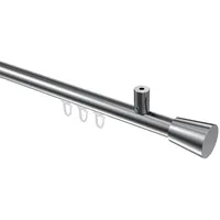 Interdeco GARDINENSTANGE INNENLAUF Sonius Sitra 120 cm, 1-läufig, 20 mm Ø Chrom