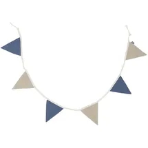 jollein Wimpelkette 2,5 m Blau/Olive