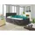 Sofnet Boxspringbett Star mit Topper, Bonell-Matratze und 2 Bettkästen, Doppelbett, Polsterbett, Bett (Dunkelgrau (Kronos 22), 160 x 200 cm) - Dunkelgrau