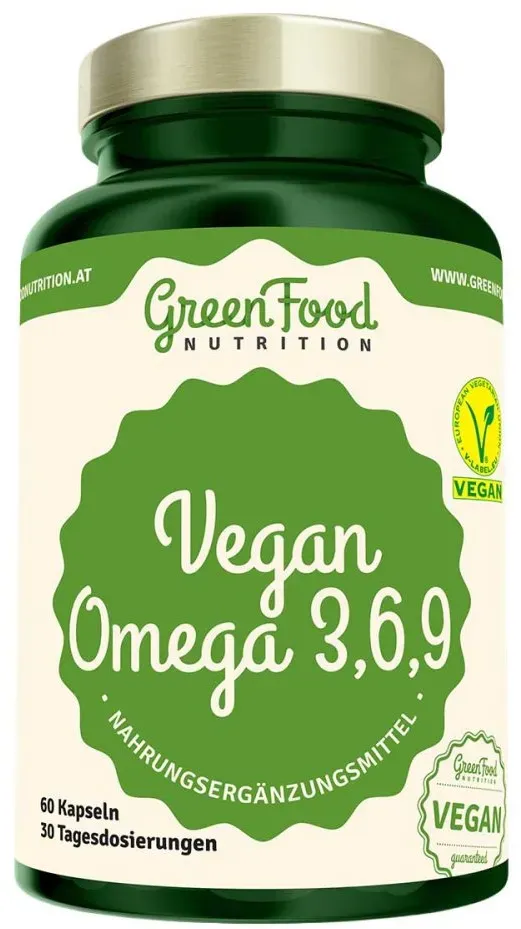 GreenFood Nutrition Vegan Omega-3 Kapseln