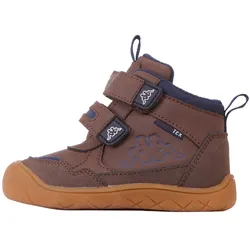Sneaker KAPPA, Kinder, Gr. 26, bunt (braun, navy), Synthetik, mehrfarbig, sportlich, Schuhe, - wasserfest, windabweisend & atmungsaktiv
