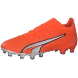 Puma Damen Match FG/AG WN's Fussballschuh, Ultra ORANGE White-Blue Glimmer, 39