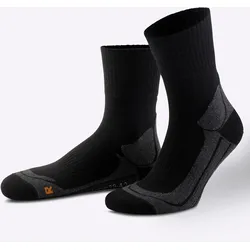 Wandersocken CAMANO, Damen, Gr. 1, schwarz, 34% Polyester, 33% Polyacryl, 21% Polyamid, 10% Wolle, 2% Elasthan, Socken