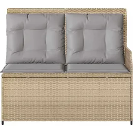 vidaXL Gartenbank 1-tlg Beige