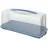 Rotho Kuchenbehälter Fresh 36 x 16.5 cm - Horizonblau - Kunststoff - mit Tragegriff,