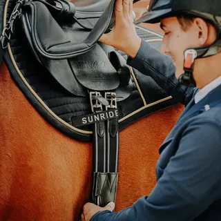 Sunride Stollengurt Hickstead - schwarz - 130 cm