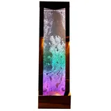 JVmoebel Zimmerbrunnen Trennwand Regal Schrank Wasserwand Säule Wände Waterwall LED, Made in Europa weiß