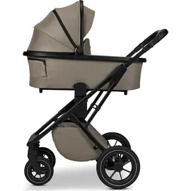Babywelt Moon PIÙ Kinderwagen / Kombikinderwagen inkl. Gratis Babyschalen Adapter., Farbe/Dessin: Mud/Matt