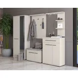 PLACES OF STYLE Opera Garderoben-Set 228 x 36 x 194 cm beige