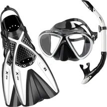 Mares Schnorchelset X-one Marea - Weiß - Gr: Medium