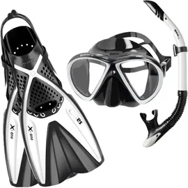 Mares Schnorchelset X-one Marea - Weiß - Gr: Medium