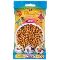 Hama Beutel mit Perlen 1000 Stück hellbraun